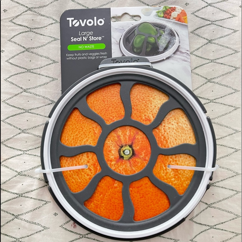 Zero waste veggie seal and store large